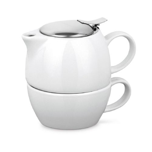 COLE - Teeset aus Porzellan 2 in 1