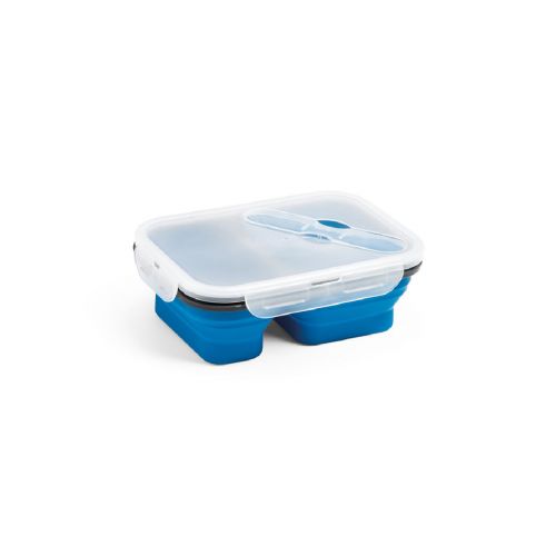 DILL - Faltbare hermetische Frischhaltebox aus Silikon und PP (480 und 760 mL)