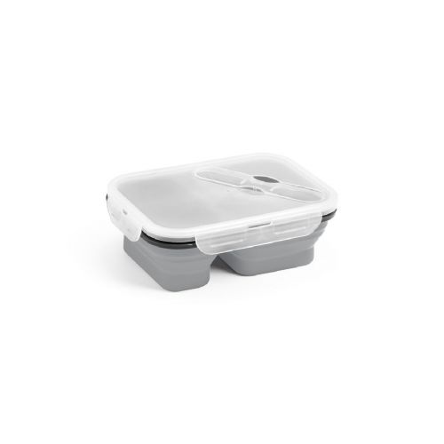 DILL - Faltbare hermetische Frischhaltebox aus Silikon und PP (480 und 760 mL)
