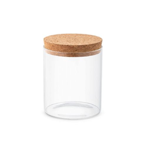 SPICE 700 - Behälter (700 mL) aus Borosilikatglas mit Korkdeckel