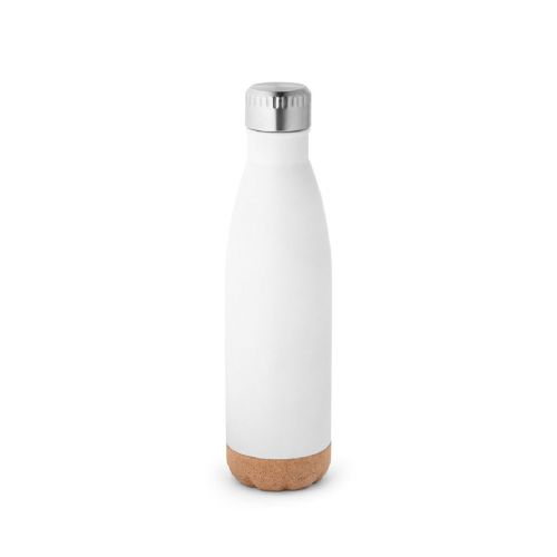 SOLBERG - Thermosflasche aus Edelstahl und Korkboden, 560 ml