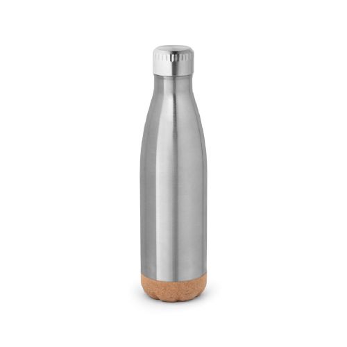 SOLBERG - Thermosflasche aus Edelstahl und Korkboden, 560 ml