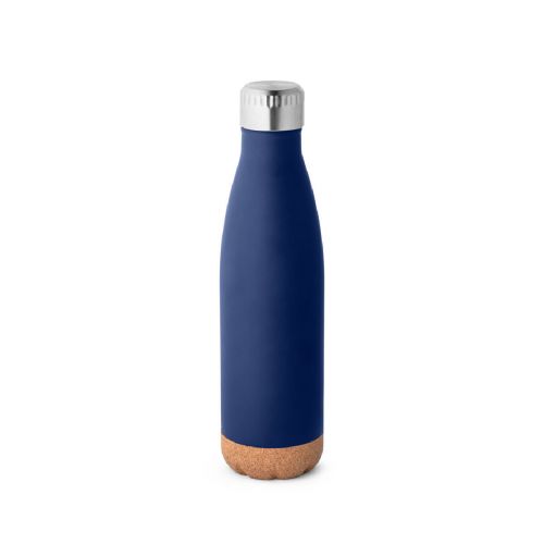 SOLBERG - Thermosflasche aus Edelstahl und Korkboden, 560 ml