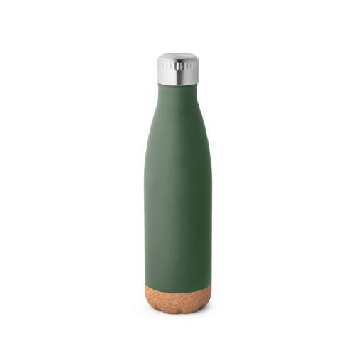 SOLBERG - Thermosflasche aus Edelstahl und Korkboden, 560 ml