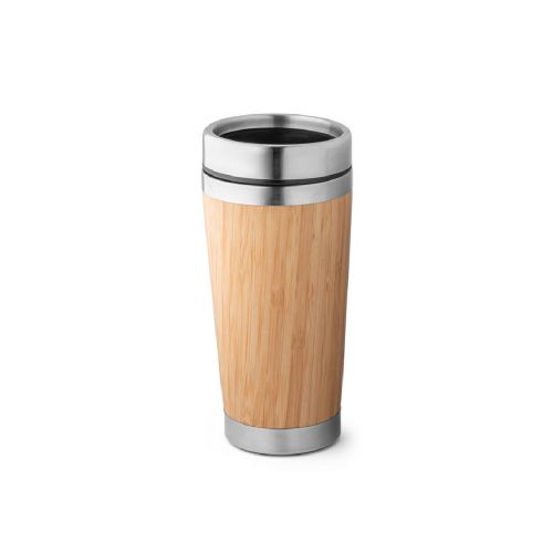 PIETRO - Reisebecher aus Bambus und Edelstahl 500 ml