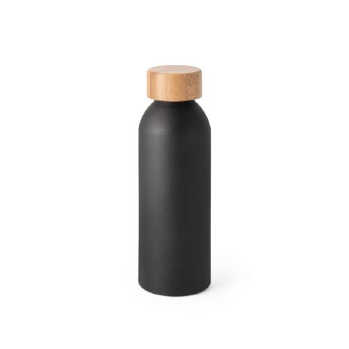 QUETA - Aluminiumflasche mit Bambusdeckel 550 ml
