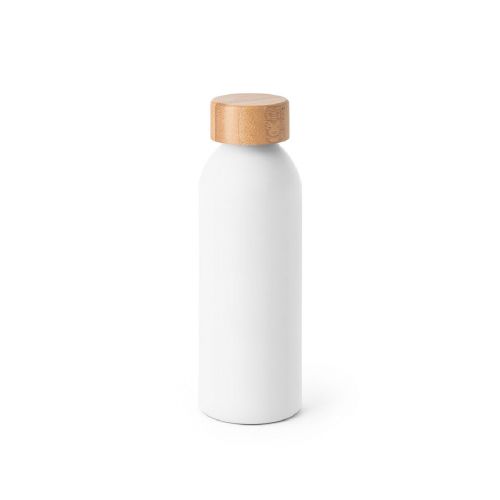 QUETA - Aluminiumflasche mit Bambusdeckel 550 ml