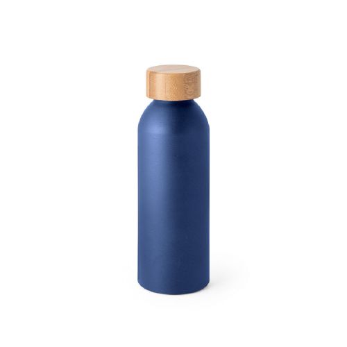 QUETA - Aluminiumflasche mit Bambusdeckel 550 ml