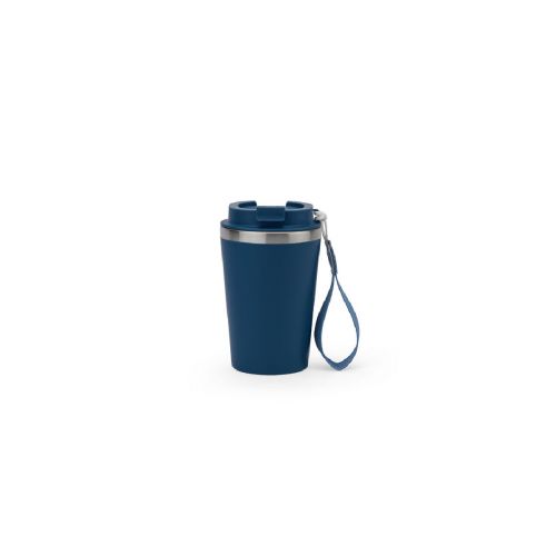 SPITZ - Reisebecher aus Edelstahl (90 % recycelt) und Außenwand aus PP mit matter Oberfläche 440 ml