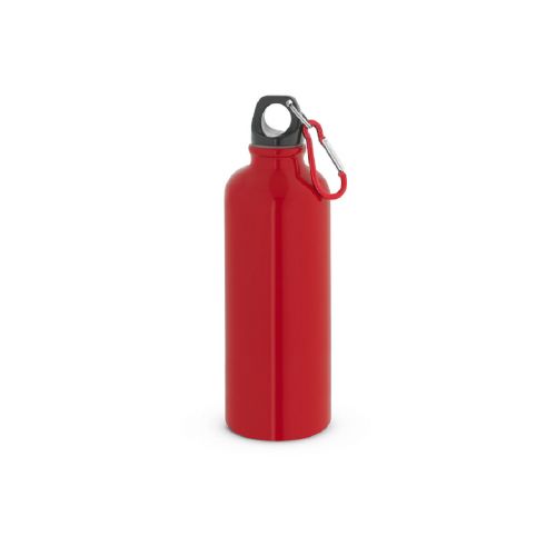 KELCE - Edelstahlflasche mit einwandiger Ausführung und Karabiner, 550 ml