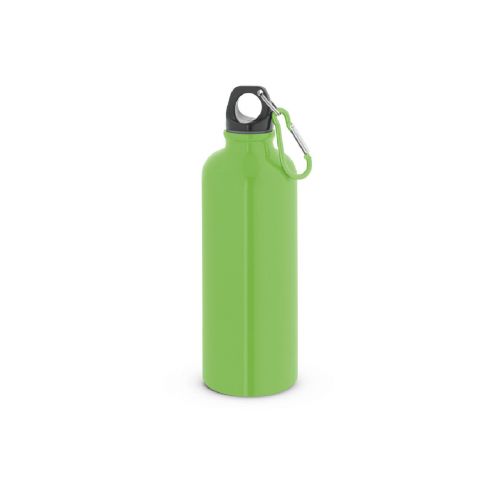 KELCE - Edelstahlflasche mit einwandiger Ausführung und Karabiner, 550 ml