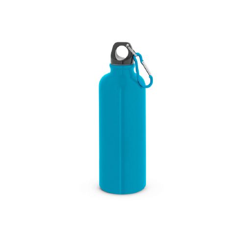 KELCE - Edelstahlflasche mit einwandiger Ausführung und Karabiner, 550 ml