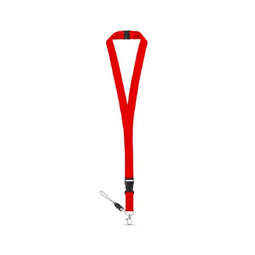 MURRAY - Lanyard aus Polyester (20 mm) mit einem Schlüsselband