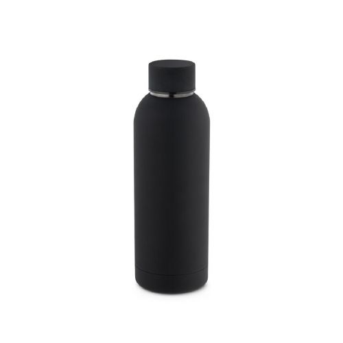ODIN - Trinkflasche aus Edelstahl (36% recycelt) (550 mL) mit gummierter Oberfläche
