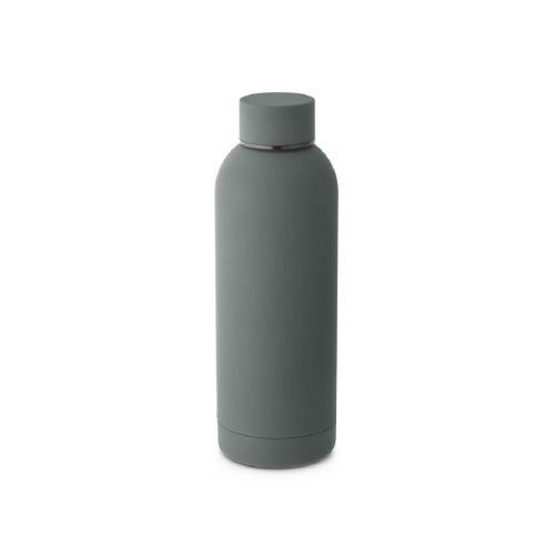 ODIN - Trinkflasche aus Edelstahl (36% recycelt) (550 mL) mit gummierter Oberfläche