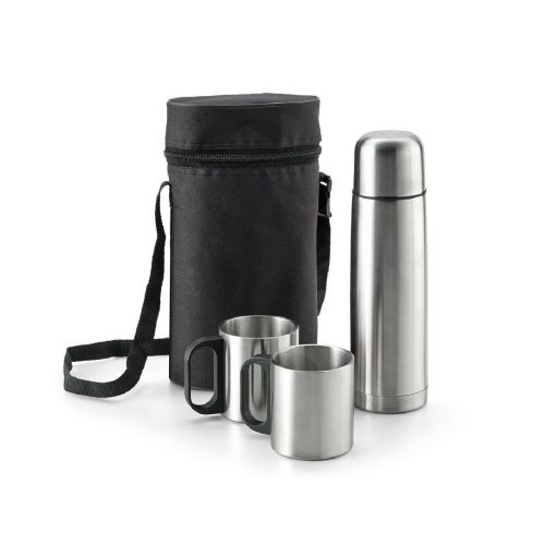 DURANT - Set aus Edelstahl-Thermoskanne und Becher