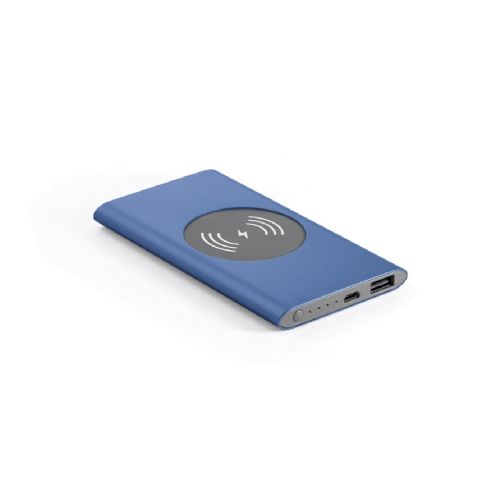 CASSINI - Powerbank 4'000 mAh mit 5W wireless Ladegerät aus Recyceltes Aluminium (100 % rAL)