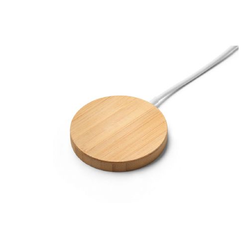 DAIMLER - Superschnelles kabelloses magnetisches 15-W-Ladegerät aus Bambus