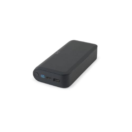 BECKER 20 - 20'000 mAh Powerbank aus recyceltem ABS (100% rABS) mit 15W superschnellem kabellosem Ladegerät