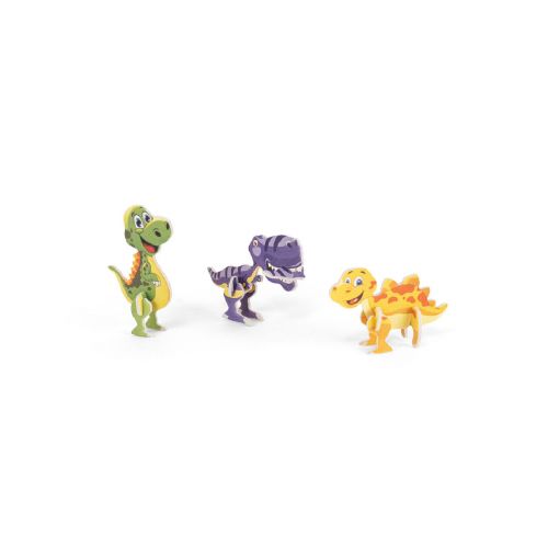 DINOSAURUS - 3D-Puzzle in Dinosaurierform aus Papier