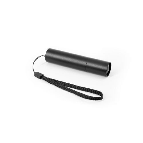 BRUCE - Wiederaufladbare Taschenlampe aus recyceltem Aluminium (100 % rAL) mit 30 mm ausziehbarer Spitze