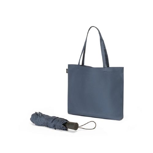SKYLAR - 2-in-1-Regenschirm mit Einkaufstasche inklusive. Dieser ist aus recyceltem Polyester