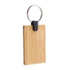 BAMBRY - Bambus-Schlüsselanhänger, rechteckig | HG718370D