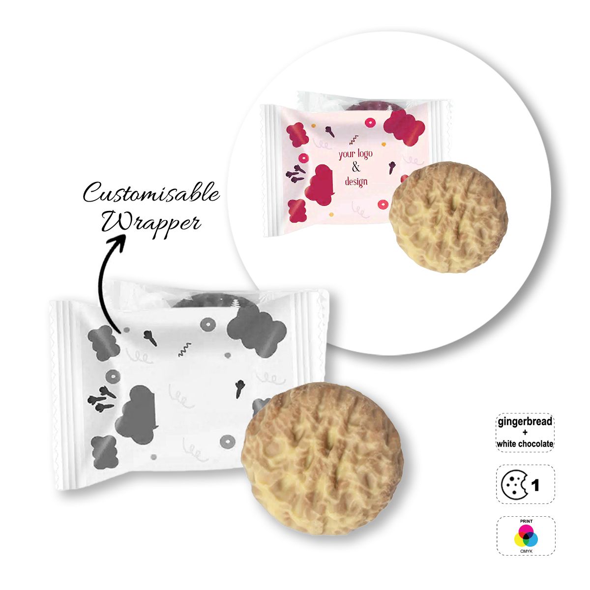 PREMIUM COOKIE - Weiches Gewürzplätzchen, 107x75 mm | GL810703B