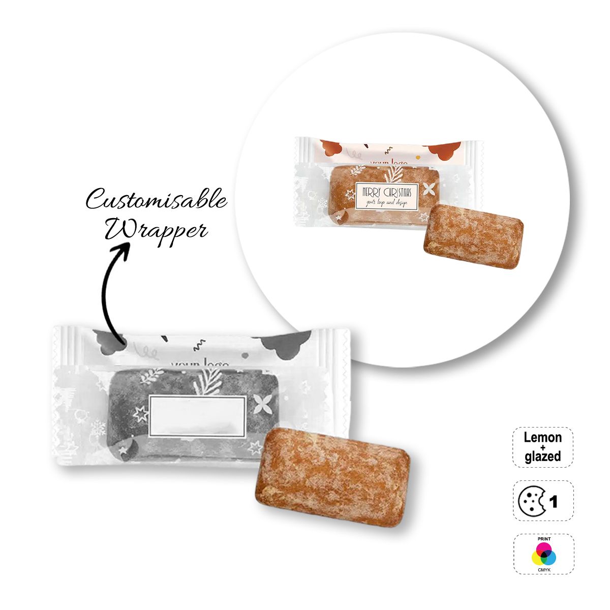 PREMIUM COOKIE - Weiches Gewürzplätzchen, 92x37 mm | GL810703C