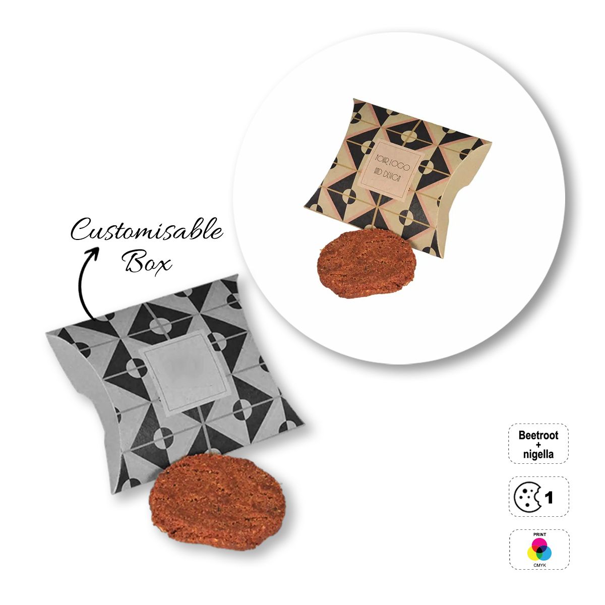 VEGETAL COOKIE - Keks in Brut-Version, 97x122x30 mm | GL810706C