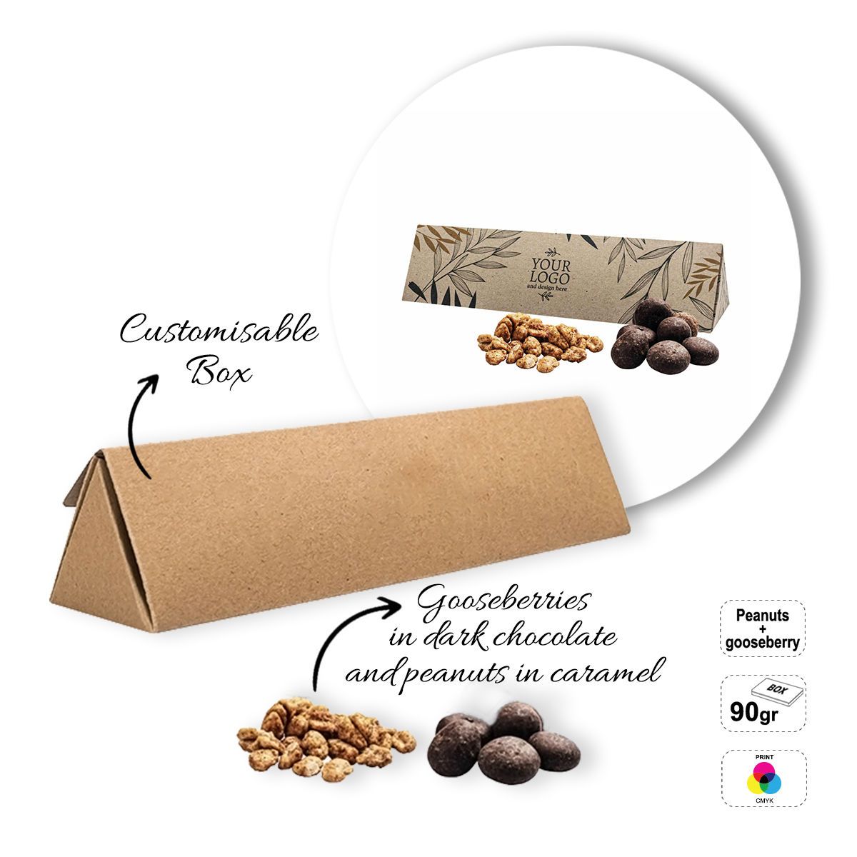 TASTY DUO - Päckchen Trockenfrüchte, 223x60x53 mm | GL810825A