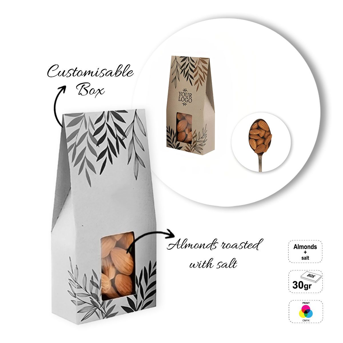 SEEDS&NUTS BAG - Dose mit Trockenfrüchten, 60x32x128 mm | GL810835C
