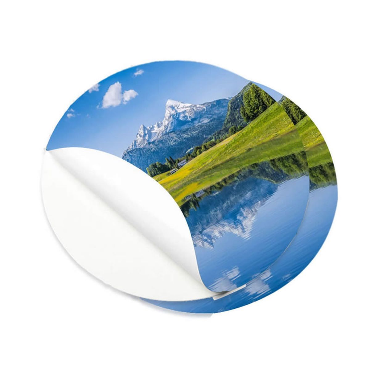 STICKER XS ROUND  - selbstklebende Papieretiketten , 25x25 mm | GL1018A