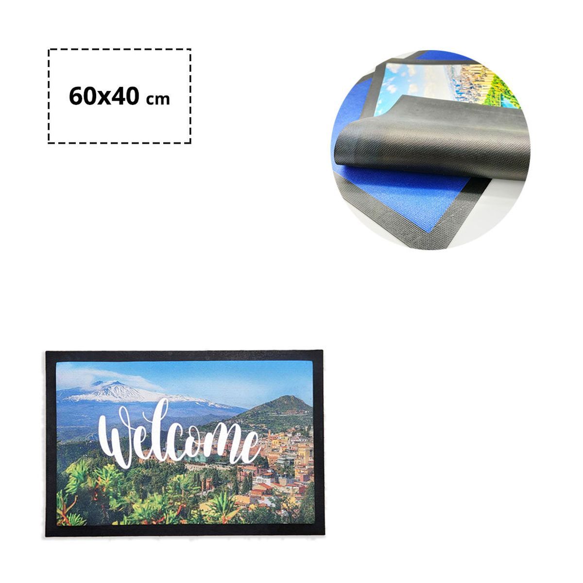 ROME - Dekorativer Teppich, 600x400 mm | GL300301A