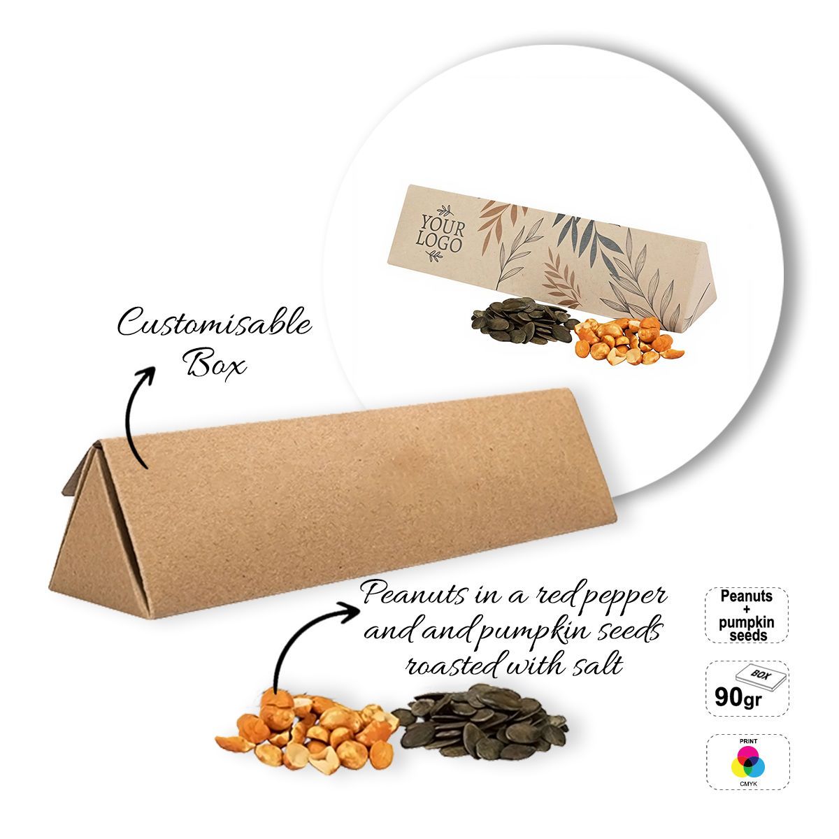 TASTY DUO - Päckchen Trockenfrüchte, 223x60x53 mm | GL810825B