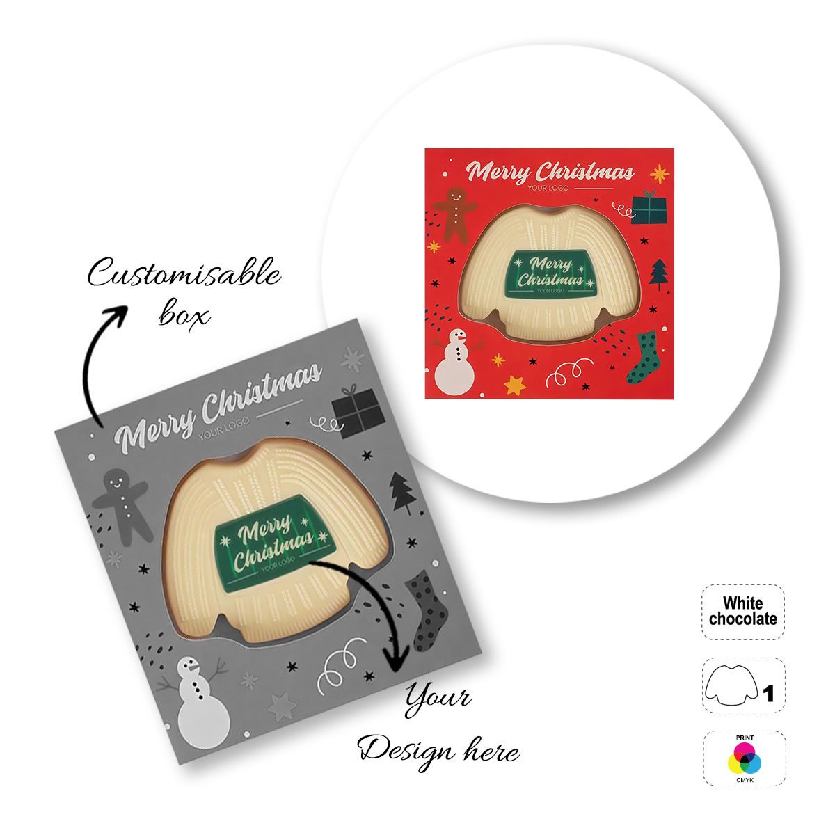 LOGO CHOCO4MAT A - bedruckbare Schokoladentafel, verschiedene Formen, 135x135x15 mm | GL811110D