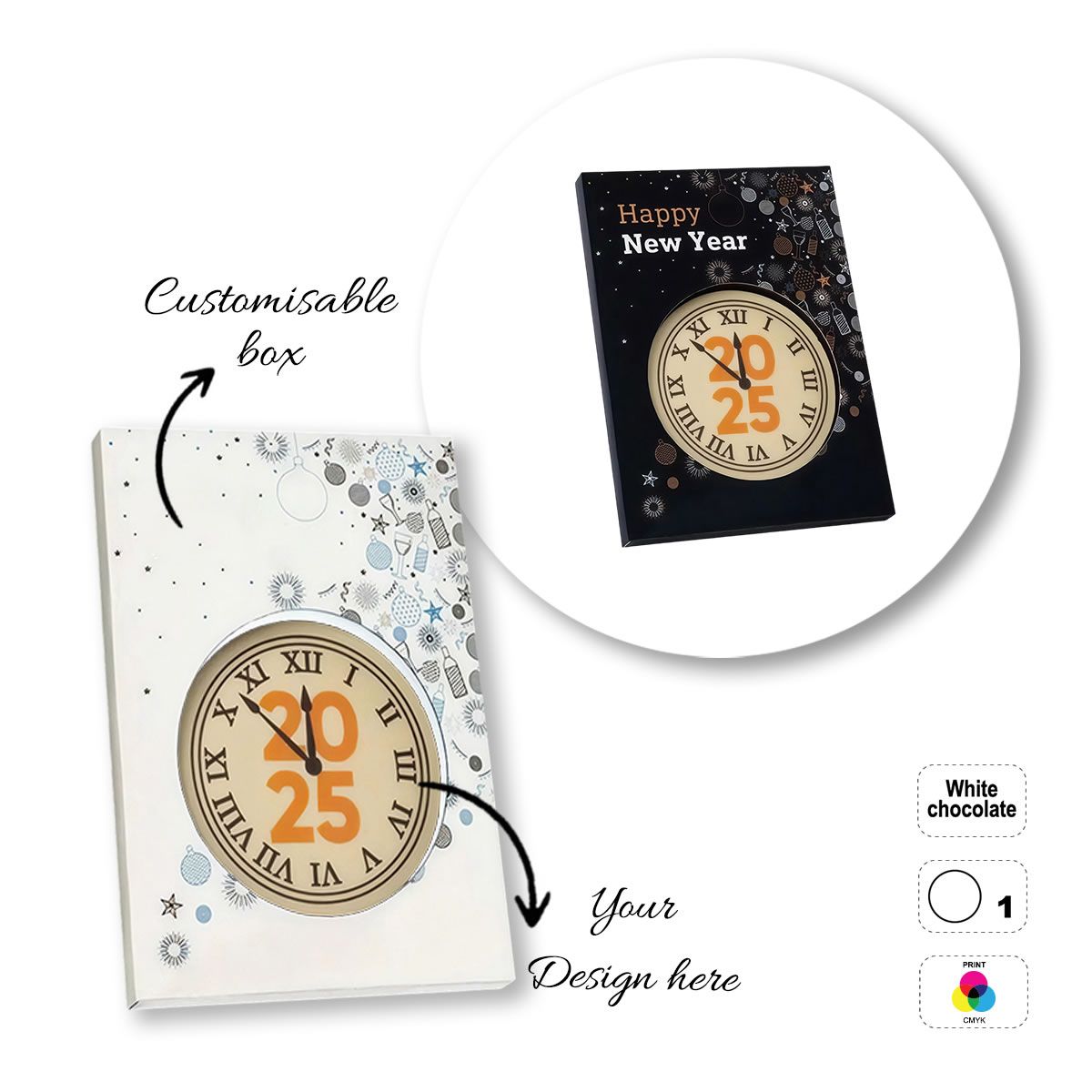 LOGO CHOCO4MAT B - bedruckbare Schokoladentafel, verschiedene Formen, 185x132x15 mm | GL811111A