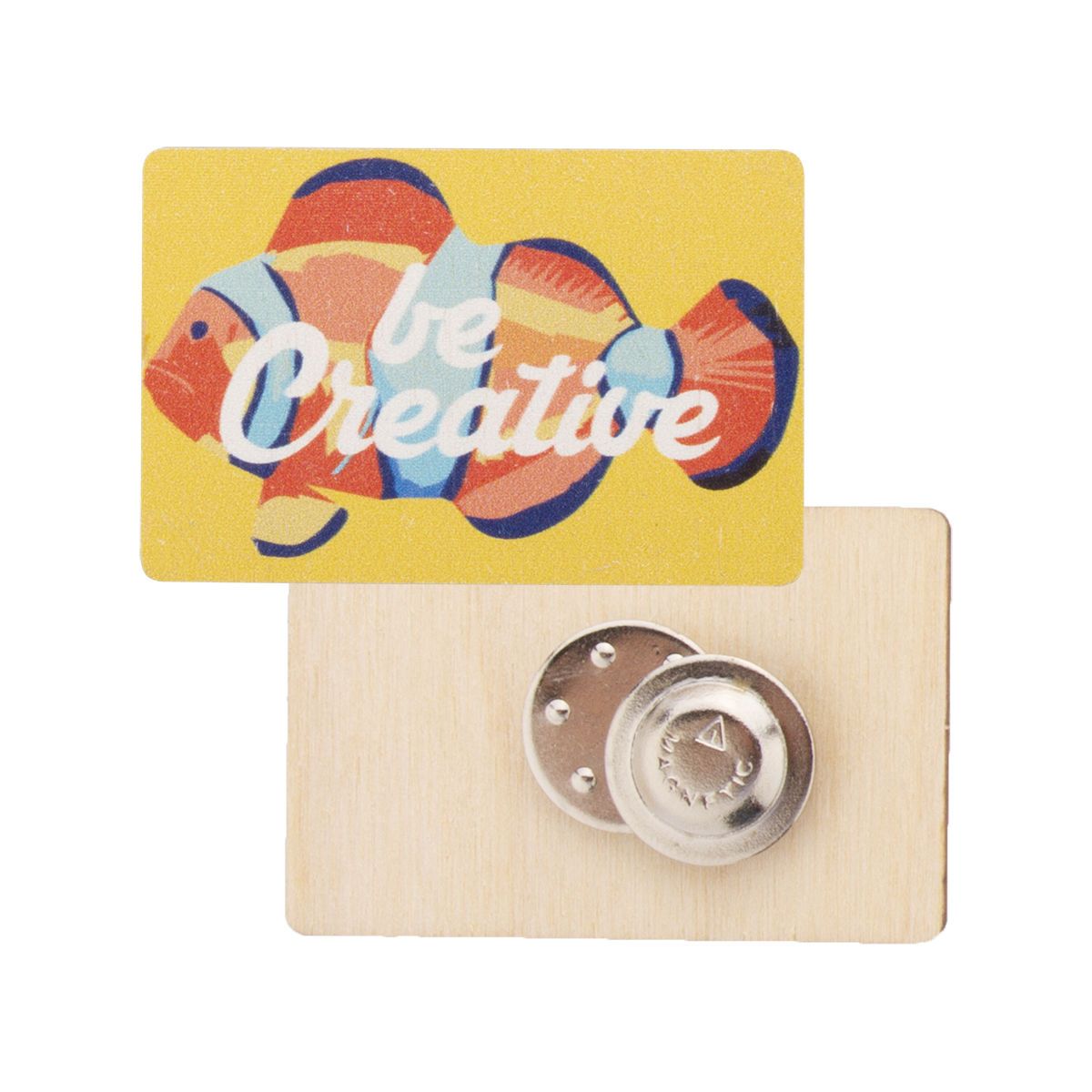 WOOBADGE - Individueller Anstecker 35×53 mm | HG716583D