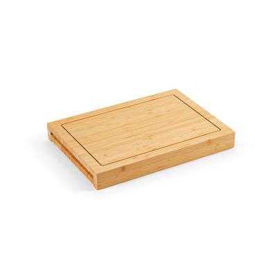 BRANCUSI BOARD - Brancusi Schneidebrett aus Bambus mit Küchenmessern