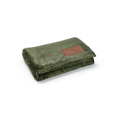 VAN EYCK BLANKET - Van-Eyck Decke aus rPET (240 gsm). Mit personalisierbarem Aufnäher