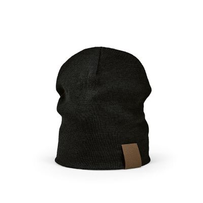 MARLEY BEANIE - Marley Mütze aus rPET. Mit personalisierbarem Aufnäher