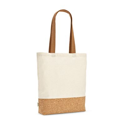 CHIMBORAZO TOTE BAG - Chimborazo Einkaufstasche recy. Baumwolle (180 gsm) und Kork