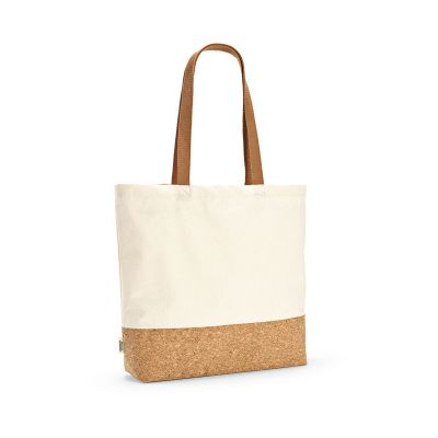 VINSON TOTE BAG - Vinson Einkaufstasche aus recycelter Baumwolle (220 gsm) und Kork