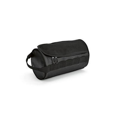 RIGA TOILETRY BAG - Riga 5,7L Kulturtasche aus rPET. Zylindrische Form mit Tragegriff