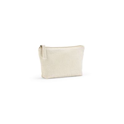 CAIRO S TOILETRY BAG - Cairo S 1,1L Kulturtasche, 320gsm recy.Baumwolle mit Reißverschluss