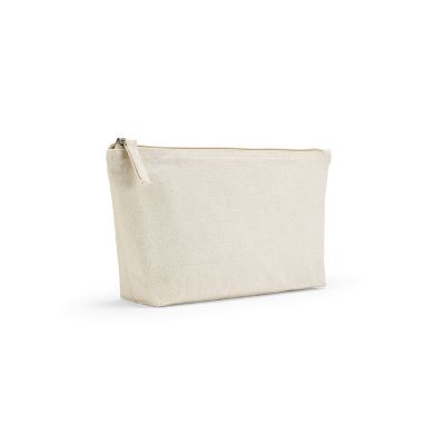CAIRO L TOILETRY BAG - Cairo L 3,9L Kulturtasche, 320gsm recy.Baumwolle mit Reißverschluss