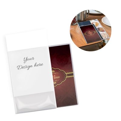 MENU EASY - Menükarte, mittelgroß, mit 4 Schutzhüllen