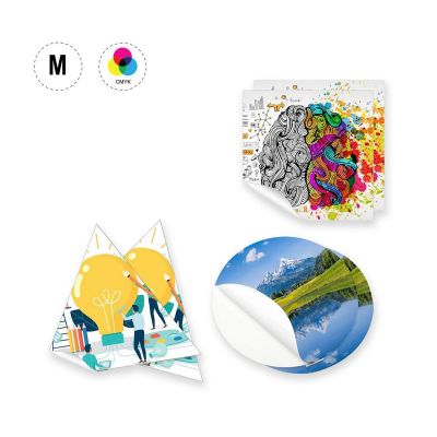 STICKER M TRIANGLE - selbstklebende Papieretiketten