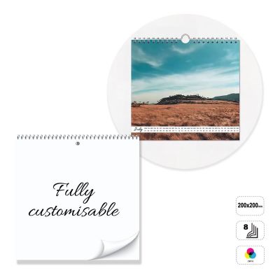 VALLETTA - 8-Blatt-Wandkalender mit Spiralbindung