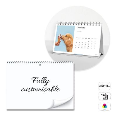 PRAGUE - 14-Blatt-Tischkalender mit Spiralbindung